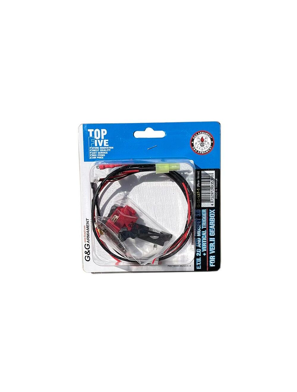 トイガン G&G ETU 2.0 MOSFET 3.0+Vertical Trigger G&G G-11-137-1 E.T.U. 2.0 AND MOSFET 3.0 + Vertical Trigger