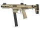 Ares M45X-S with EFCS Gearbox (Retractable Stock with Arm Stabilizing Brace - Tan - AR-085E)