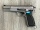 WE Hi-Power Browning MK3 Gas Blowback Pistol (Silver)