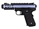 WE Galaxy 1911 Gas Blowback Pistol (Black Frame - Blue Slide)