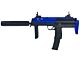 Well R4 AEG Sub-Machine with Silencer (Full Metal - Long Mag. - R4-BLUE)