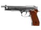 WE M92L Full Metal Gas Blowback Pistol (Long - Silver)