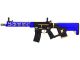 Lancer Tactical M4  LT-33 Gen 2 PROLINE EEnforcer Night Wing RIS Carbine AEG Rifle (BLUE/Gold Limited Edition)