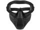 Big Foot Lower Vented Full Face Mask (Clear Lens - Black)