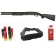 Cyma M870 Tri-Shot Shotgun Long - Black (Bundle Deal)