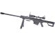Barrett M82A1 Electric AEG Sniper Rifle with Hunter Scope and Bipod (Snow Wolf - Black - SW-02A)