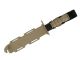 CCCP M4 Rubber Knife with Case and Straps (Tan)