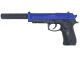 ACM Custom M92 Spring Pistol with Silencer (Blue - 218)
