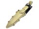 Rubber Knife with Hard Holster (Tan)