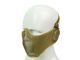 Big Foot Strike Steel Mesh Mask with Ear Protection (Tan)