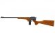 HFC HG-196LW Gas Sniper Rifle with Long Barrel and Wooden Stock (Brass But Plate) (Black) (HFC-HG-196U-LW)