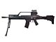 JG G36 AEG Sniper Rifle with Scope and Rail (JG-1738 - Black)