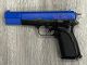 WE Hi-Power Browning MK3 Gas Blowback Pistol (Two Tone Blue)