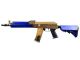 Golden Eagle M-Style AK AEG (Tan - 6831 - Inc. Battery and Charger - Blue)