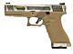 WE Custom 17 Series Pistol TAN (Silver Slide and Silver Barrel) (WE-71055)