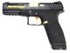 APS Spyder Dual Power Pistol (Black - Gold Barrel - X1-CAP)