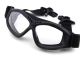 Big Foot Clear Glasses (FAST Helmet Adapted Version) (Black)