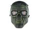 Big FootFull Face T800 Terminator Mask (with Mesh Eye Protection - Green/Bronze)