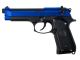 Saigo M92 Gas Blowback Pistol (Polymer Body and Slide - Blue)