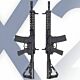 APS X2 XTreme G-BOX Co2 Blowback Rifle (Long - Black)