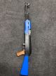 Cyma CM.022 AK47 blue cheap - unsure if working, no mag or battery