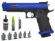Army JW3 Baba Yaga Gas Blowback Pistol (Full Metal - Two-Tone Blue - R601-BLUE) (Starter Pack)