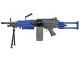 A&K M249 Para with Sound Control Drum Magazine (Polymer Body - AK-M249-PARA-P) (Blue)