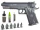 Colt 1911 Co2 Fixed Slide NBB Pistol (Black- Cybergun - 180306 ) Black  (Starter Pack)