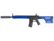 A&K AK25 AEG Rifle with Silencer (Blue - SR25-BK)