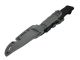 CCCP Rubber Knife with Hard Belt Holster (Black)