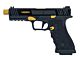 APS Bumblebee XX Co2 Blowback Pistol (1 Short Mag and 1 Long Mag - Black/Gold - ACP620)