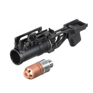 Cybergun Colt Licensed M203 40mm Grenade Launcher for M4 / M16 Series  Airsoft Rifles (Model: Dark Earth / Short) 