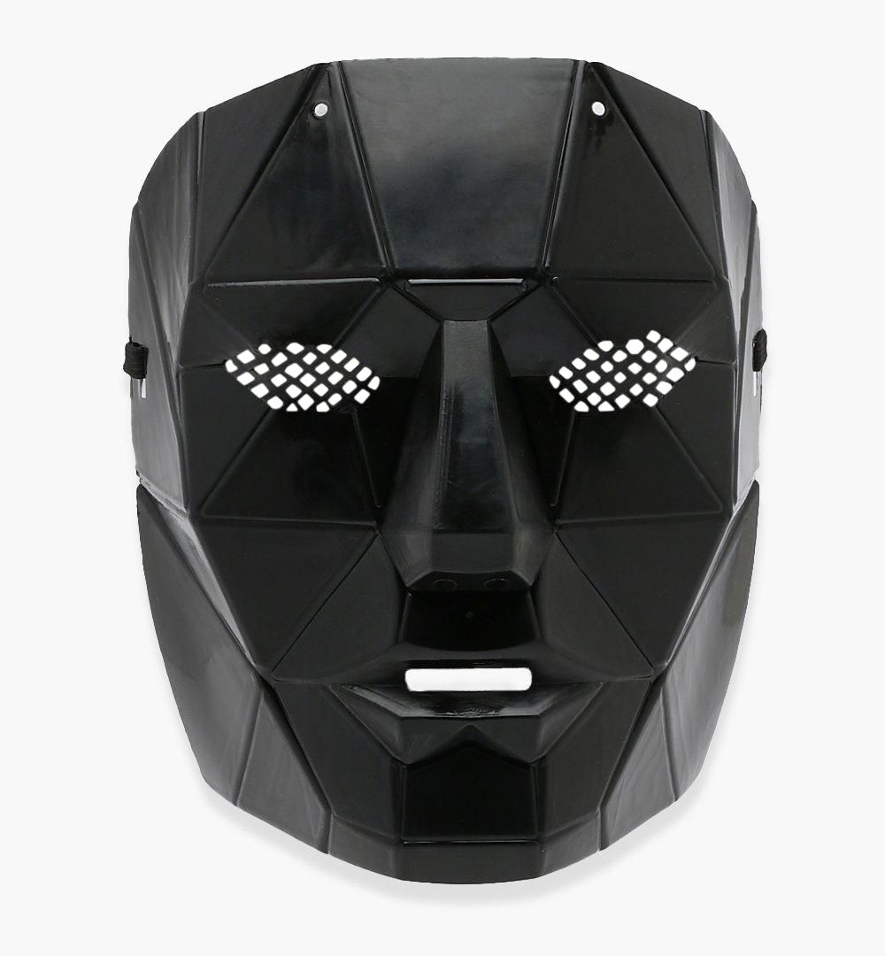 CCCP Squid TV drama Front man Face Mask (Abstract  - Soft Black Mask)