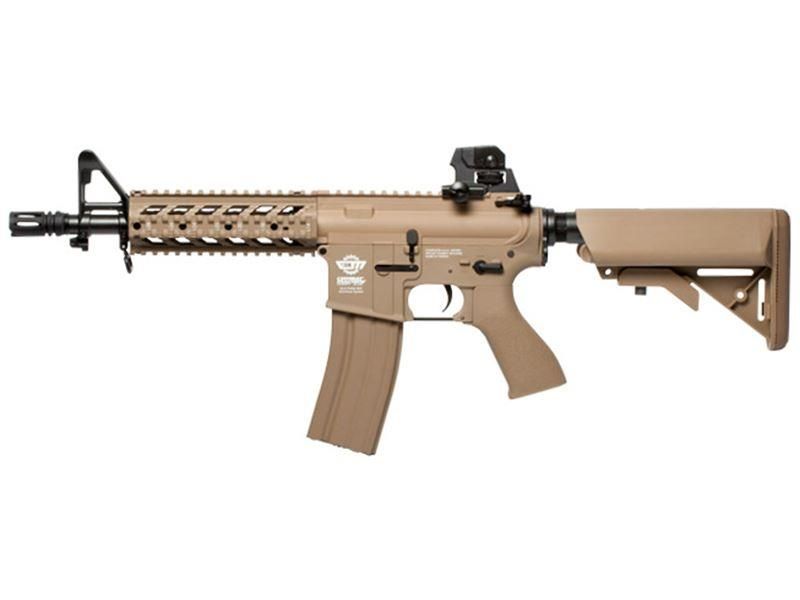 The G&G CM16 Raider Airsoft Rifle is a high-quality airsoft gun designed to provide users with the most accurate and reliable shooting experience possible. The rifle features a polymer body and a metal gearbox, making it both durable and reliable. It also has a 450-round magazine and is capable of very accurate and long-range shooting, making it the perfect choice for airsoft enthusiasts who want to improve their skills and have fun with friends.