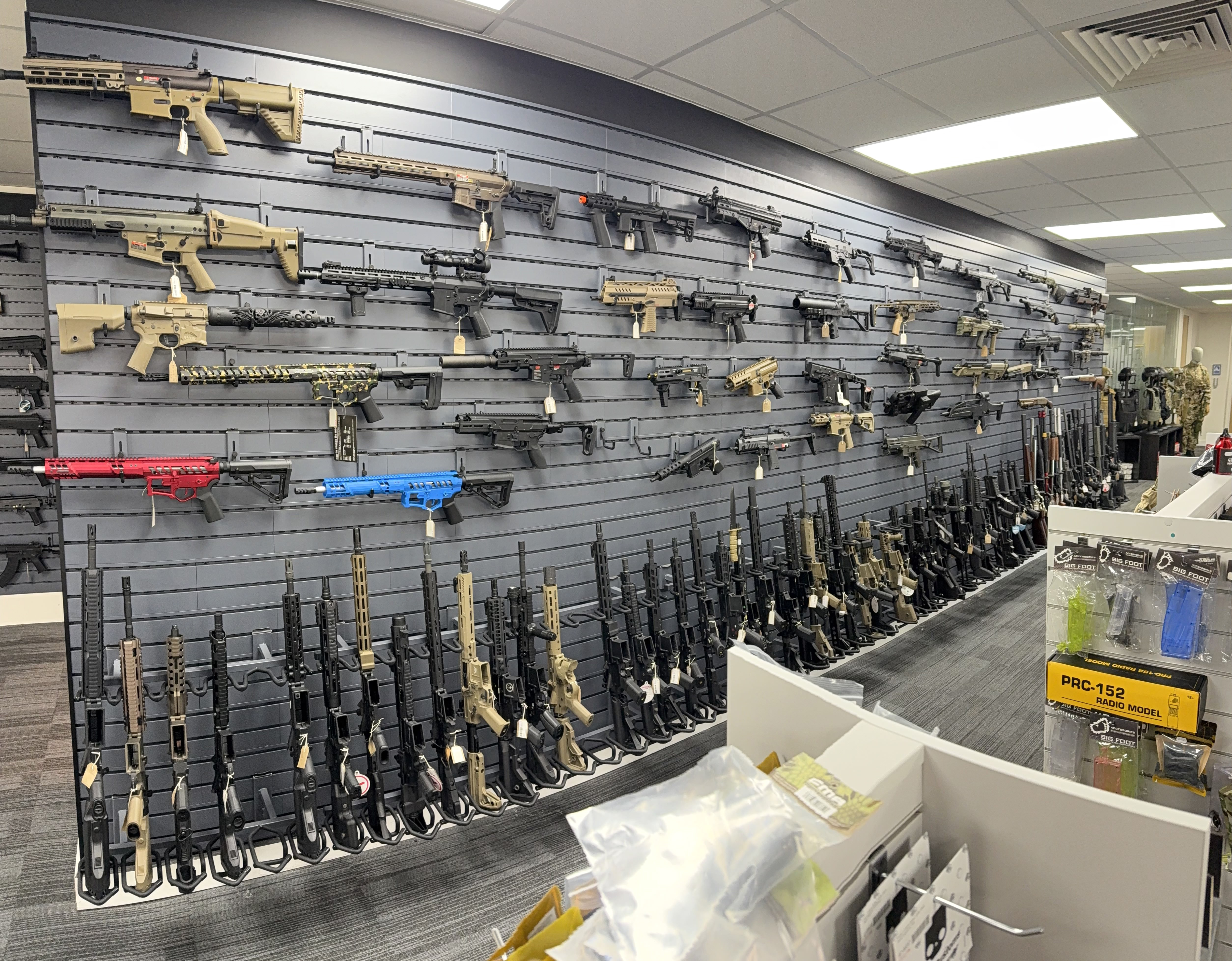 Bespoke Airsoft Gun Wall